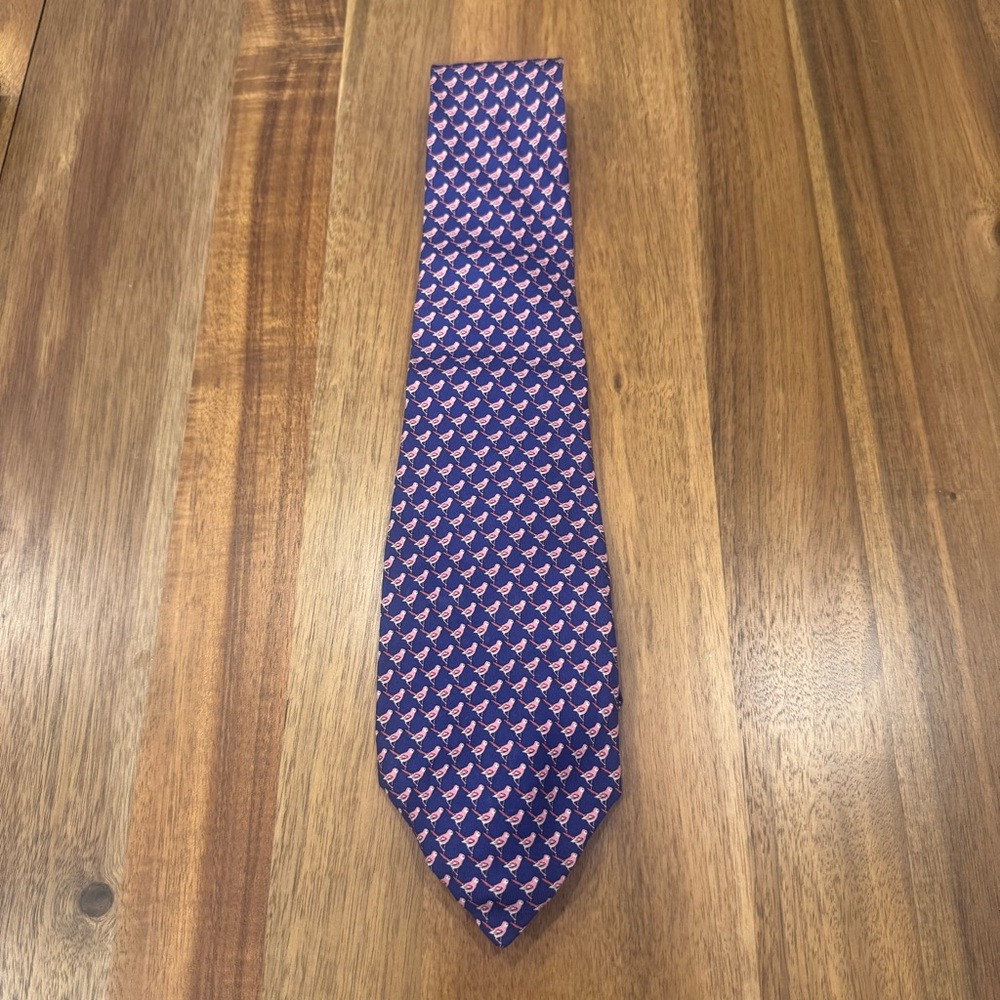 PINK Purple Patterned Tie